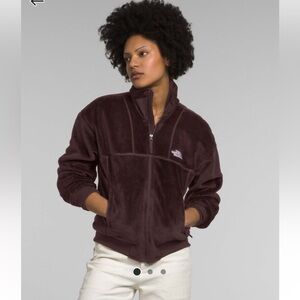 The North Face Zip-Up fleece jacket- Coal Brown